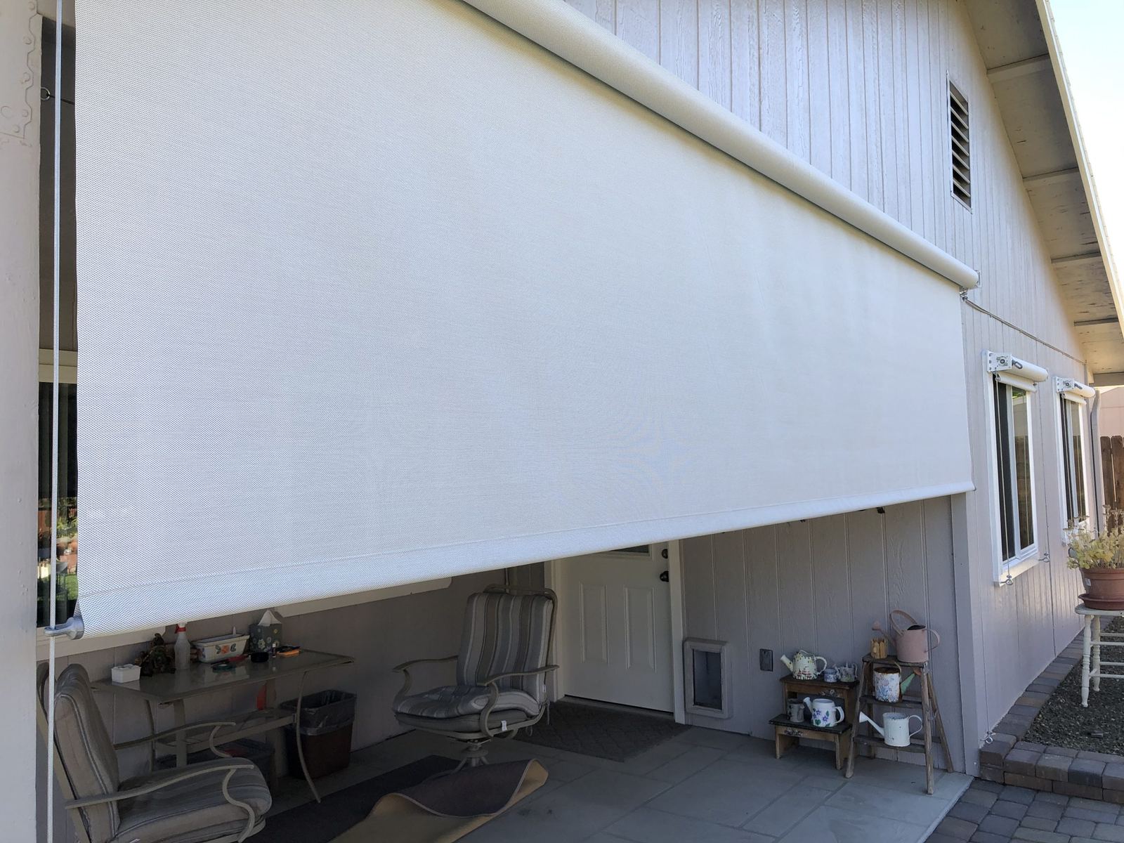 Vertical Drops and Screens — custom shade by A Shade Beyond